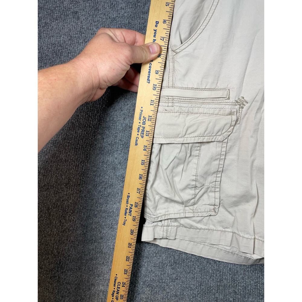 Lee Dungarees Cargo Shorts Men's 38 Beige Flat Front Utility Outdoor Camp - Picture 4 of 10